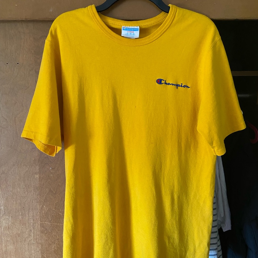 Yellow Champion T Shirt